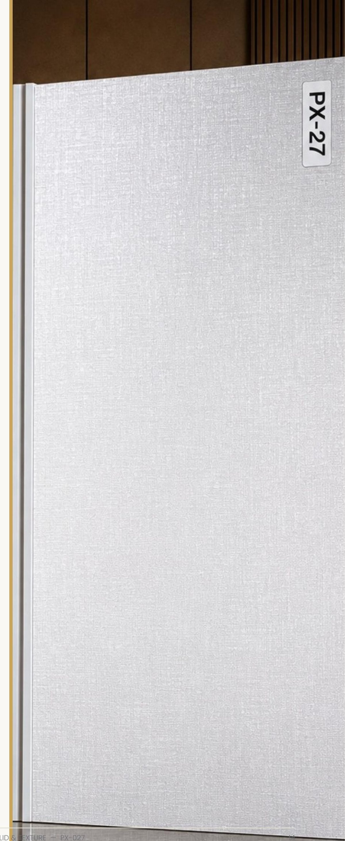 PX-027 carbon wall panel swatch