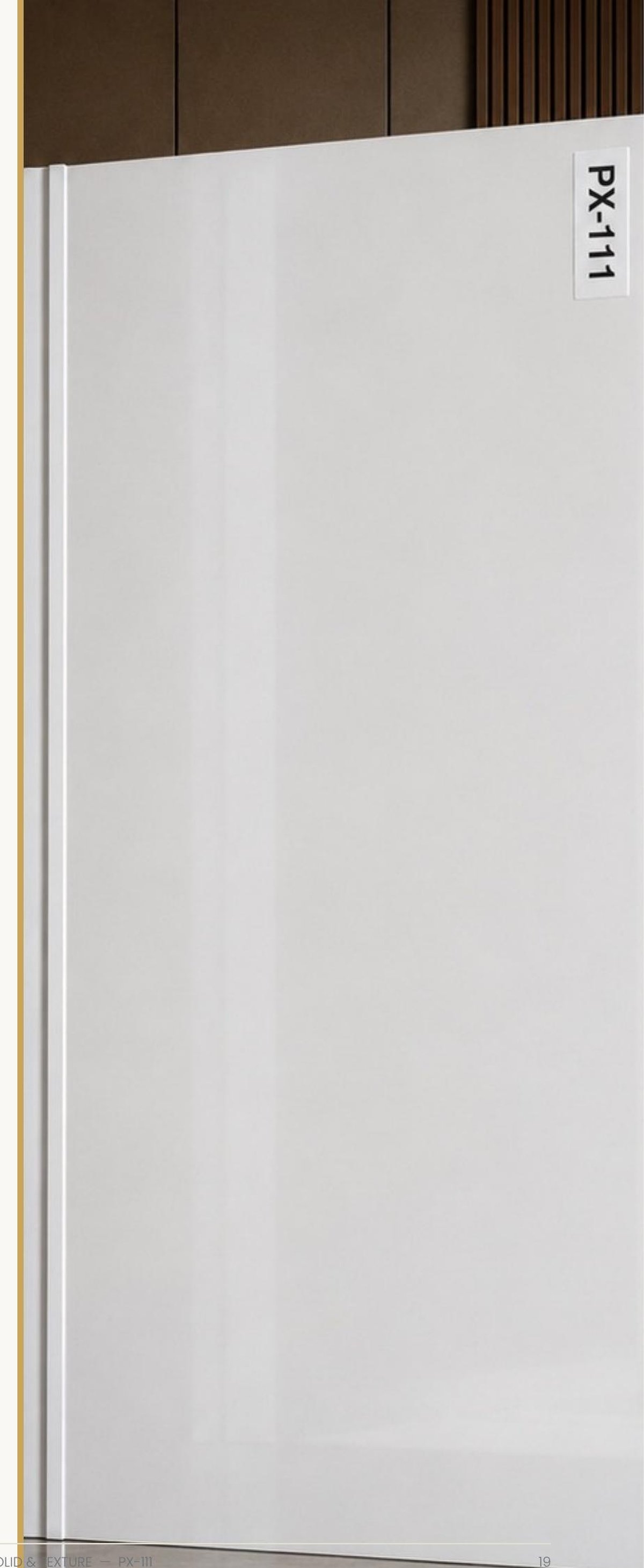 PX-111 carbon wall panel swatch