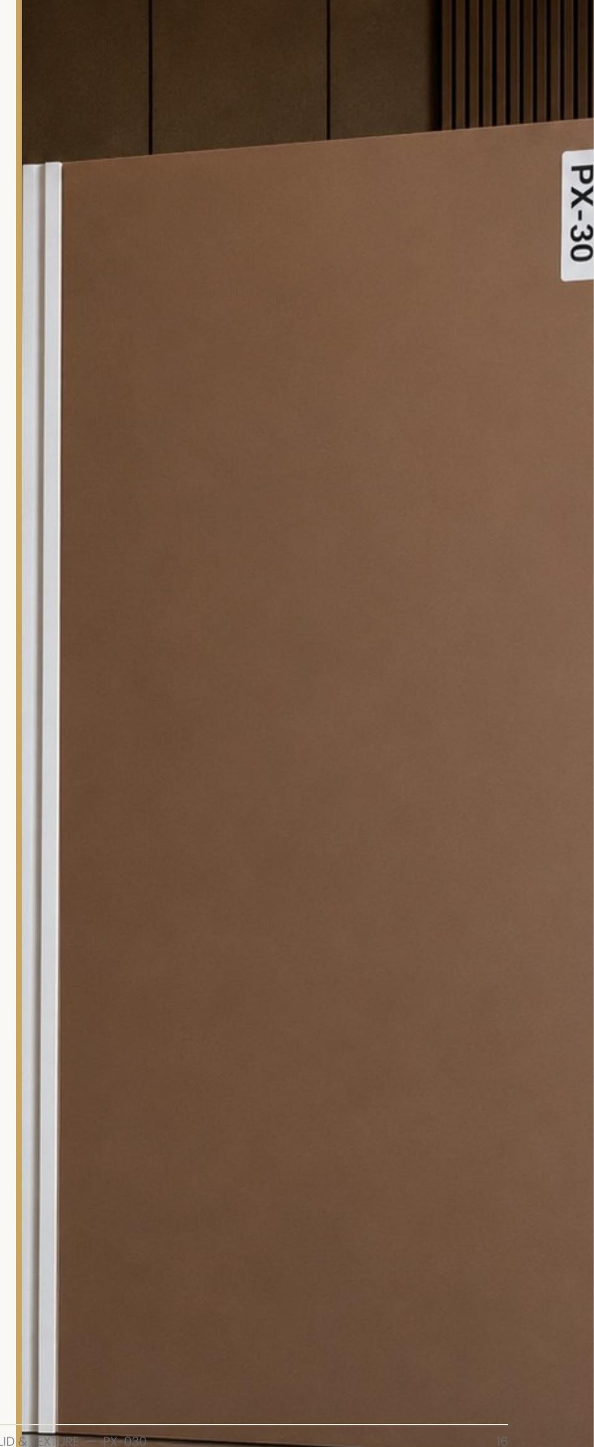 PX-030 carbon wall panel swatch