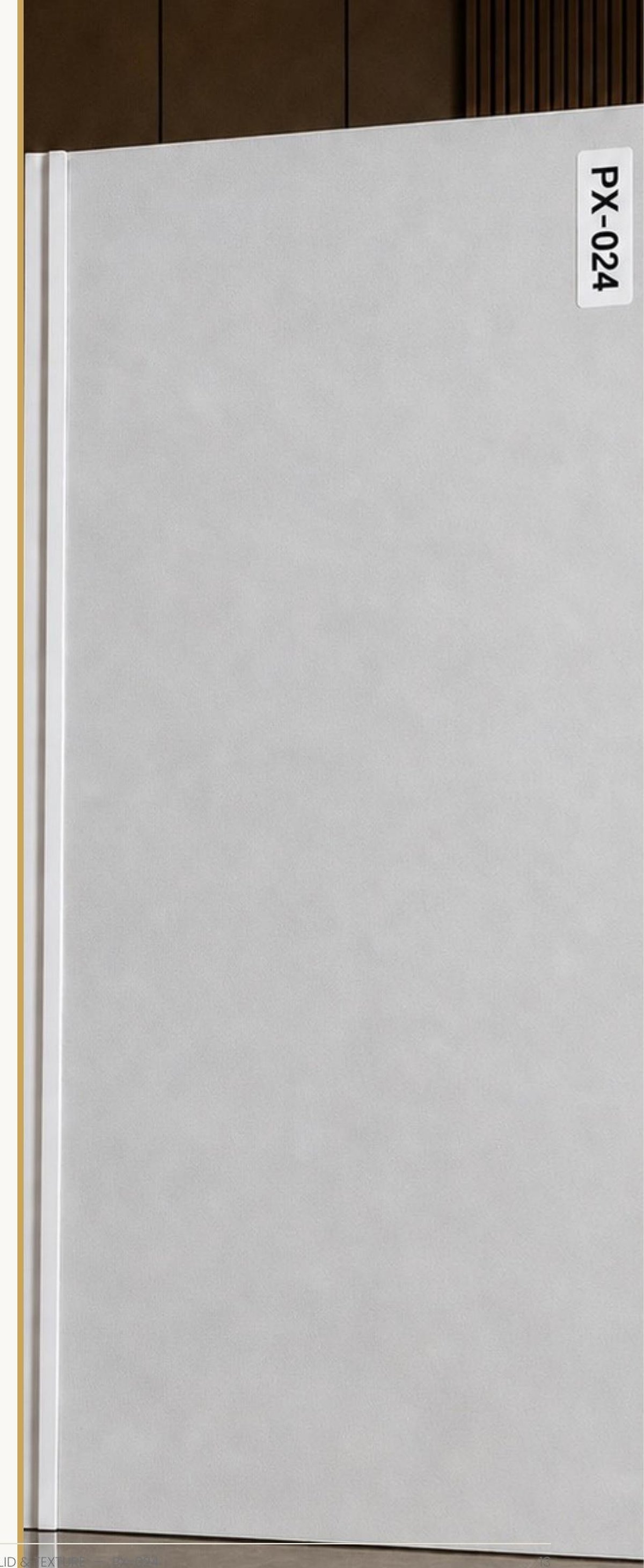 PX-024 carbon wall panel swatch
