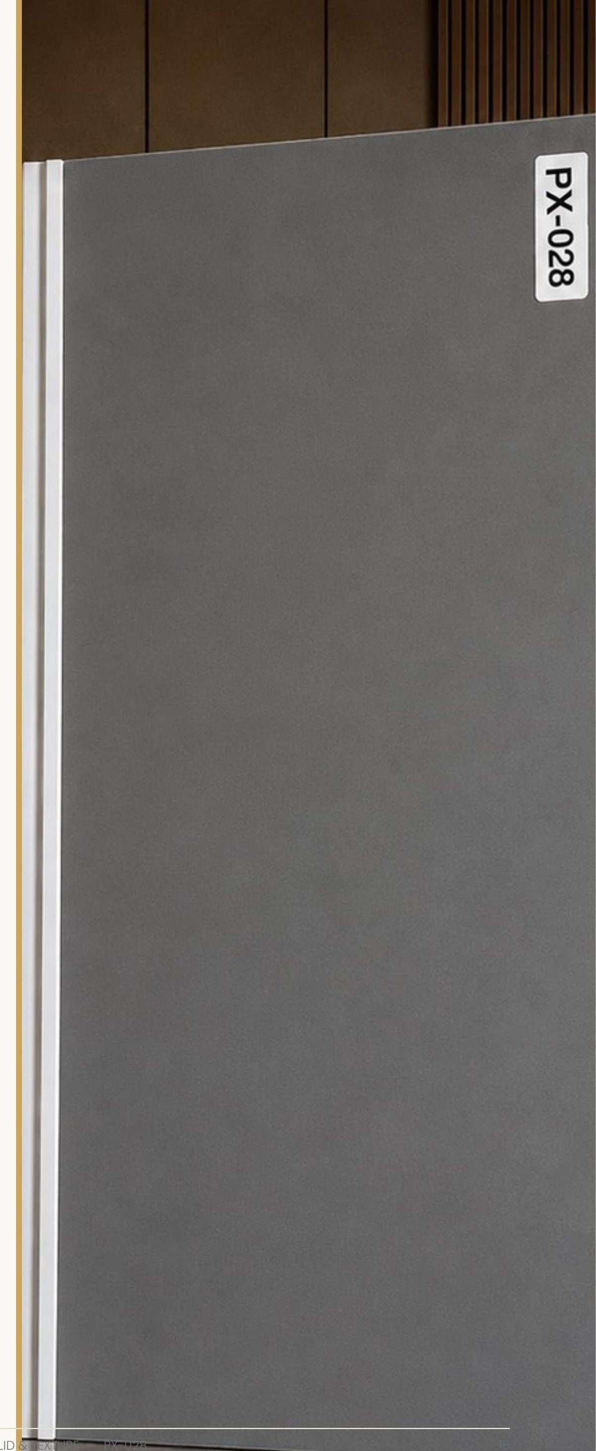 PX-028 carbon wall panel swatch